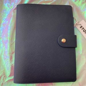 Stoney Clover Lane Sapphire Textured Notebook with paper